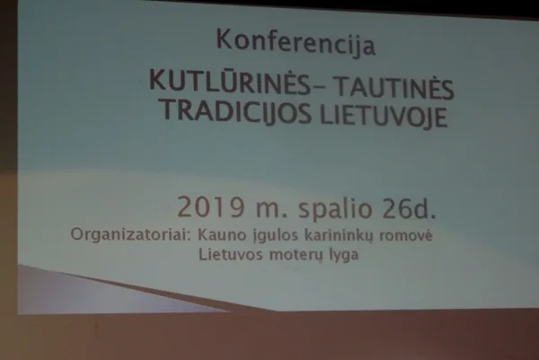 Knferencija "Tautinės kultūrinės tradicijos Lietuvoje"